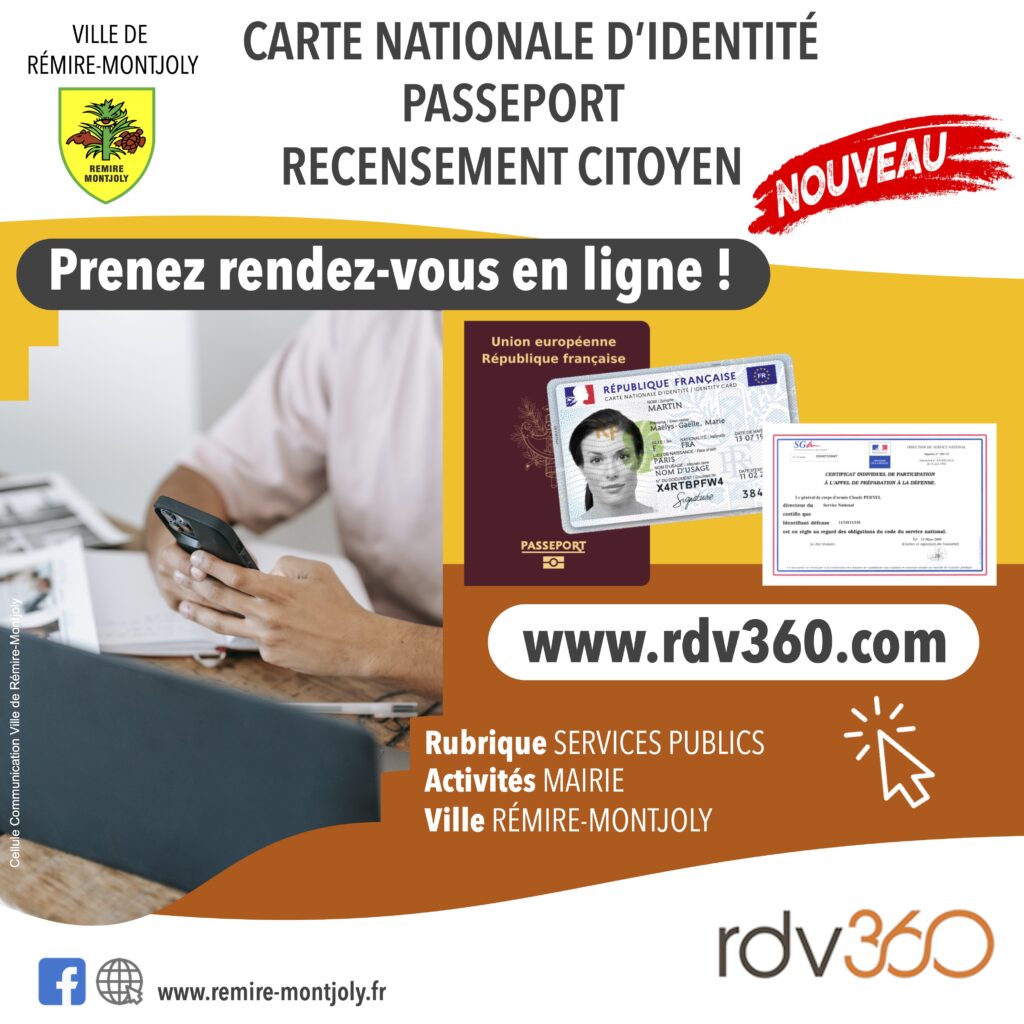 Demande et retrait de CNI Passeport – Mairie Rémire-Montjoly